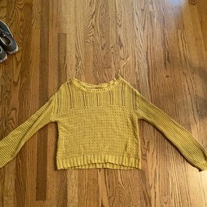 Yellow Aeropostale sweater